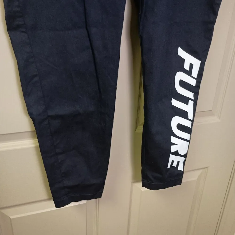 Zara Mens Pants Size XL Navy Blue Fly Jean NWT Future Skinny Leg - Picture 3 of 9